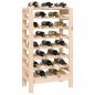 Preview: Weinregal 61,5x30x107,5 cm Massivholz Kiefer