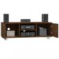 Preview: TV-Schrank Braun Eichen-Optik 120x40,5x35 cm Holzwerkstoff