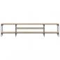 Preview: TV-Schrank Sonoma-Eiche 201x35x45 cm Holzwerkstoff & Eisen