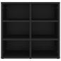 Preview: Schuhregale 2 Stk. Schwarz 52,5x30x50 cm