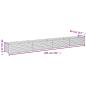 Preview: Hochbeet 386x50x36 cm Cortenstahl