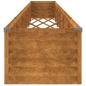 Preview: Hochbeet 580x50x36 cm Cortenstahl