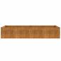 Preview: Hochbeet 194x50x36 cm Cortenstahl