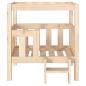 Preview:  Hundebett 65,5x43x70 cm Massivholz Kiefer