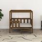 Preview:  Hundebett Honigbraun 95,5x73,5x90 cm Massivholz Kiefer