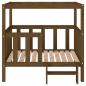Preview:  Hundebett Honigbraun 105,5x83,5x100 cm Massivholz Kiefer