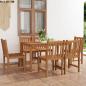 Preview: 7-tlg. Garten-Essgruppe Massivholz Teak