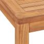Preview: 7-teiliges Garten-Ess-Set 140 x 80 cm Massivholz Teak