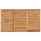 Preview: 7-teiliges Garten-Ess-Set 140 x 80 cm Massivholz Teak