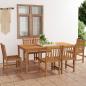 Preview: 7-tlg. Garten-Essgruppe Massivholz Teak