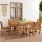 Preview: 9-tlg. Garten-Essgruppe Massivholz Teak
