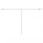 Preview: Standmarkise Manuell Einziehbar 450x350 cm Orange/Braun