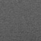 Preview: Kopfteil mit Ohren Dunkelgrau 183x23x78/88 cm Stoff
