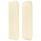 Preview: Kopfteil mit Ohren Creme 103x16x78/88 cm Kunstleder