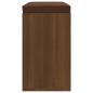 Preview: Schuhbank Braun Eichen-Optik 103x30x48 cm Holzwerkstoff