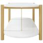 Preview: Couchtisch Weiß 110x48x40 cm Holzwerkstoff