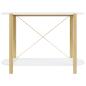 Preview: Konsolentisch Weiß 110x38x75 cm Holzwerkstoff