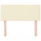 Preview: Kopfteil Creme 100x5x78/88 cm Kunstleder