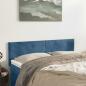 Preview: ARDEBO.de - Kopfteile 2 Stk. Dunkelblau 72x5x78/88 cm Samt
