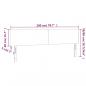 Preview: Kopfteile 2 Stk. Dunkelblau 100x5x78/88 cm Samt