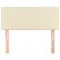 Preview: Kopfteil Creme 100x5x78/88 cm Kunstleder