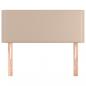 Preview: Kopfteil Cappuccino-Braun 100x5x78/88 cm Kunstleder