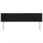 Preview: Kopfteile 2 Stk. Schwarz 90x5x78/88 cm Samt