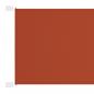 Preview: Senkrechtmarkise Terrakotta 140x360 cm Oxford-Gewebe