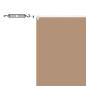 Preview: Senkrechtmarkise Taupe 140x600 cm Oxford-Gewebe