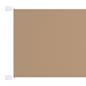 Preview: Senkrechtmarkise Taupe 140x800 cm Oxford-Gewebe