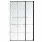 Preview: Wandspiegel 3 Stk. Schwarz 100x60 cm Metall