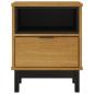 Preview: Nachttisch FLAM 40x35x50 cm Massivholz Kiefer