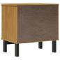 Preview: Nachttisch FLAM 49x35x50 cm Massivholz Kiefer