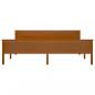 Preview: Massivholzbett Honigbraun Kiefernholz 200x200 cm