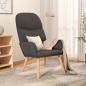 Preview: ARDEBO.de - Relaxsessel Dunkelgrau Stoff