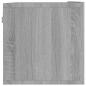 Preview: TV-Wandschrank Grau Sonoma 120x30x30 cm Holzwerkstoff