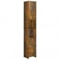 Preview: Badezimmerschrank Räuchereiche 30x30x183,5 cm Holzwerkstoff