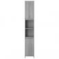 Preview: Badezimmerschrank Grau Sonoma 30x30x183,5 cm Holzwerkstoff