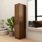 Preview: ARDEBO.de - Apothekerschrank Braun Eichen-Optik 30x42,5x150cm Holzwerkstoff
