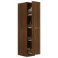 Preview: Apothekerschrank Braun Eichen-Optik 30x42,5x150cm Holzwerkstoff