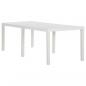 Preview: Gartentisch 220x90x72 cm PP Weiß
