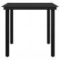 Preview: 3-tlg. Garten-Essgruppe mit Auflagen Poly Rattan und Glas