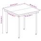 Preview: 3-tlg. Garten-Essgruppe mit Auflagen Poly Rattan und Glas