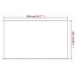 Preview: Senkrechtmarkise Blau 250x360 cm Oxford-Gewebe