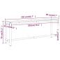 Preview: Werkbankgestell Mattschwarz und Mattrot 210x50x79 cm Metall