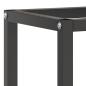 Preview: Werkbankgestell Mattschwarz und Mattrot 210x50x79 cm Metall