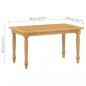Preview: 4-tlg. Garten-Lounge-Set Massivholz Teak