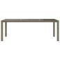 Preview: 9-tlg. Garten-Essgruppe mit Kissen Poly Rattan Grau