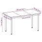 Preview: 5-tlg. Garten-Essgruppe mit Auflagen Poly Rattan und Glas