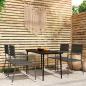 Preview: ARDEBO.de - 5-tlg. Garten-Essgruppe Grau